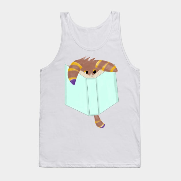 Book Buddy Tank Top by Fireflies2344